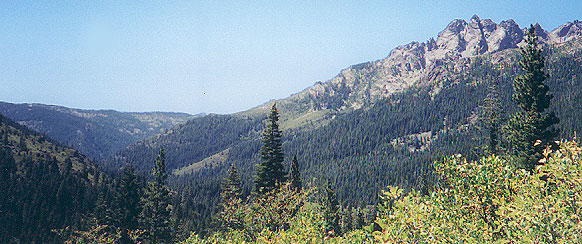 Sierra Buttes Map