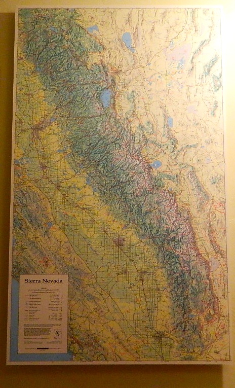 Imus Sierra Nevada Wall Map